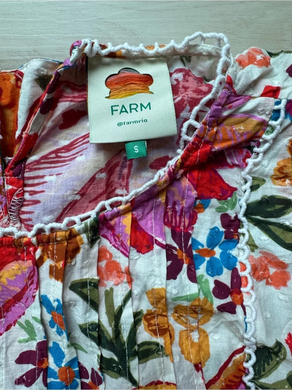 Farm Rio Floral Matching Set - Top & Mini Skirt - Size Small